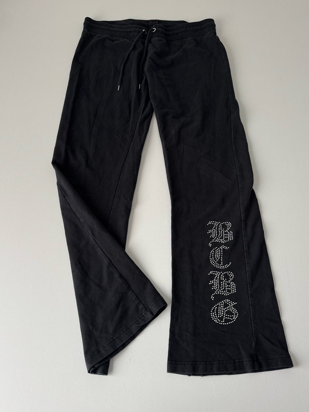 Y2K BCBG Lowrise Bootcut Bling Sweatpants